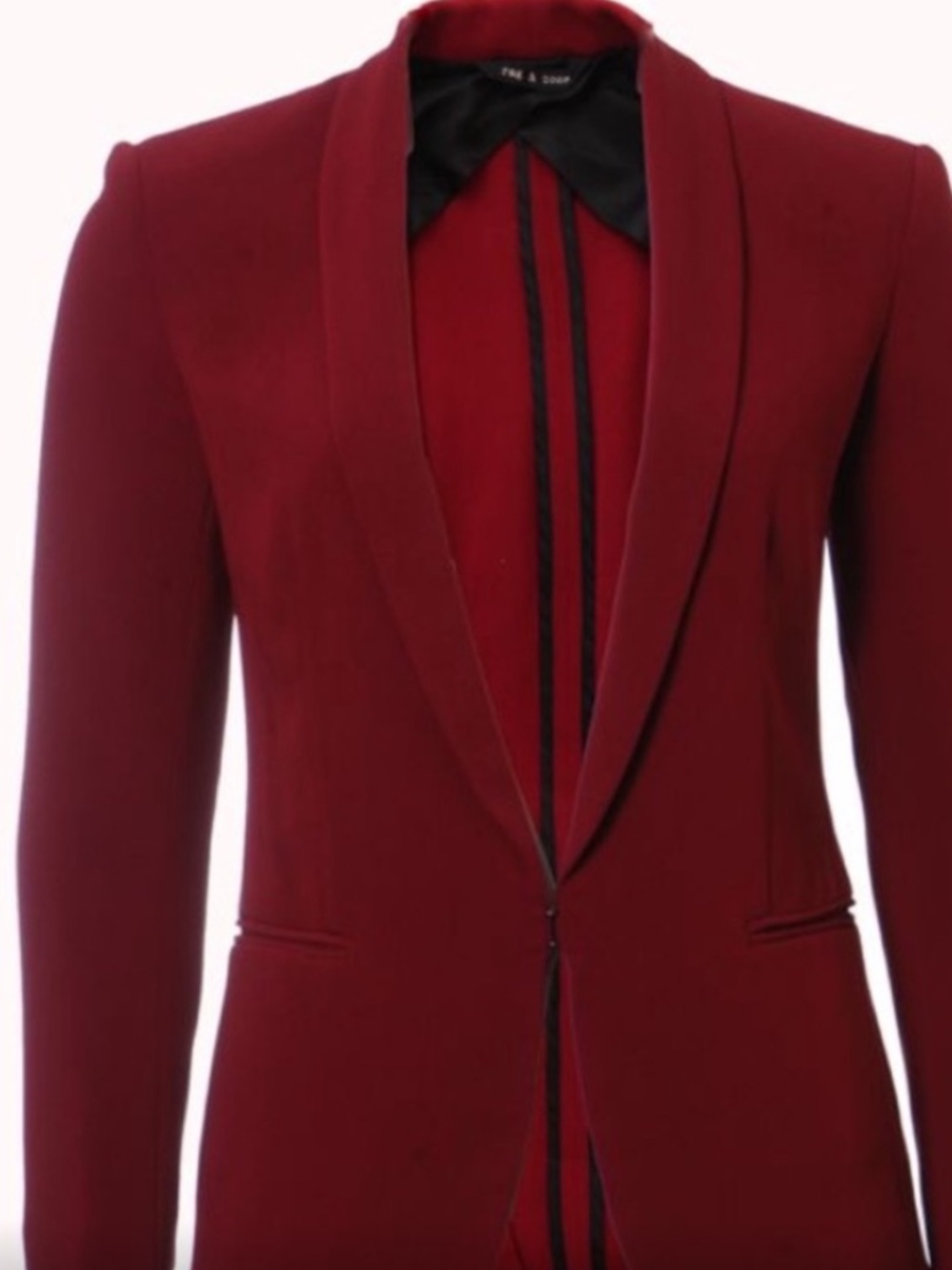 rag & bone red blazer
